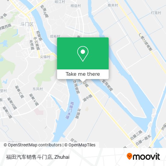 福田汽车销售斗门店 map