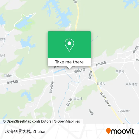 珠海丽景客栈 map
