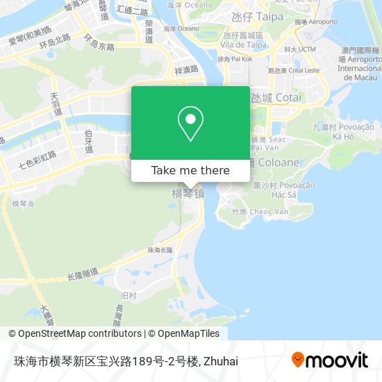珠海市横琴新区宝兴路189号-2号楼 map