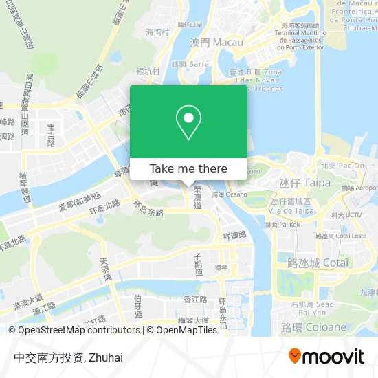 中交南方投资 map