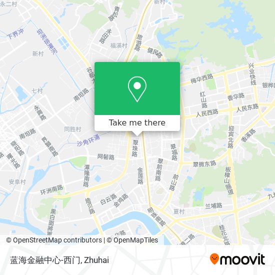 蓝海金融中心-西门 map