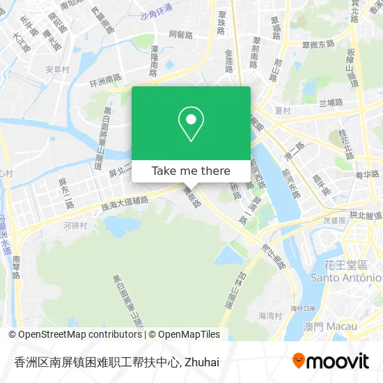 香洲区南屏镇困难职工帮扶中心 map