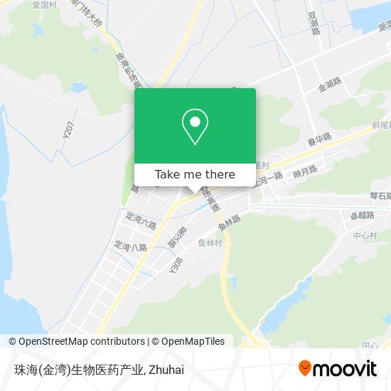 珠海(金湾)生物医药产业 map