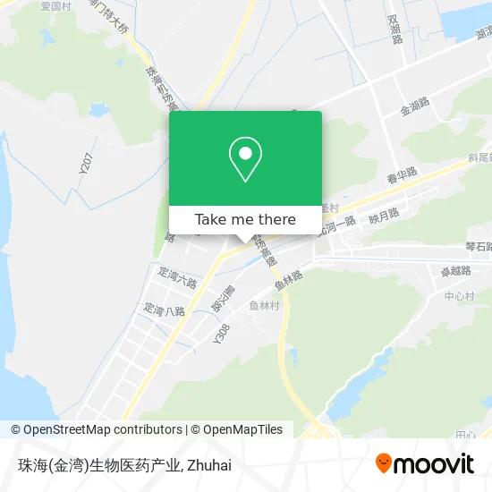 珠海(金湾)生物医药产业 map