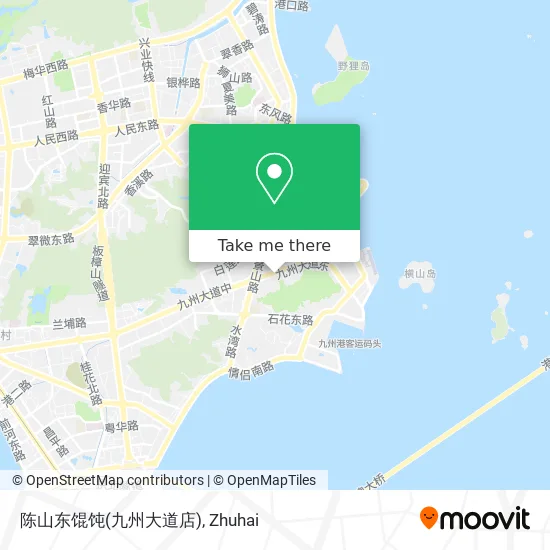 陈山东馄饨(九州大道店) map
