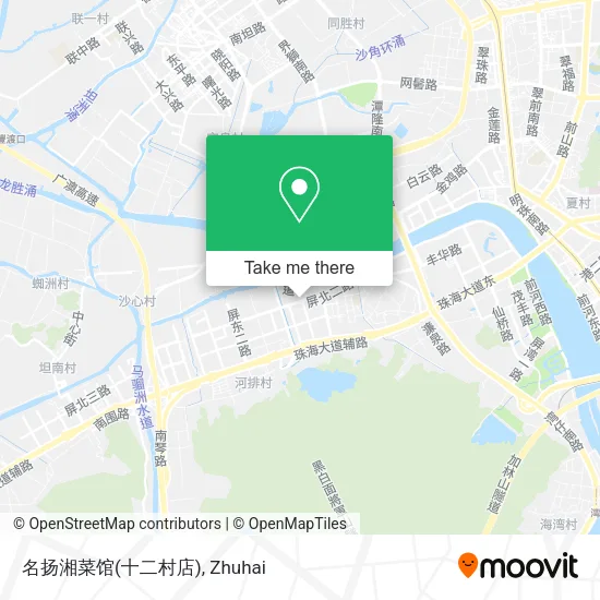 名扬湘菜馆(十二村店) map