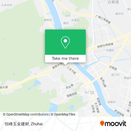 恒峰五金建材 map
