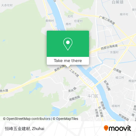 恒峰五金建材 map
