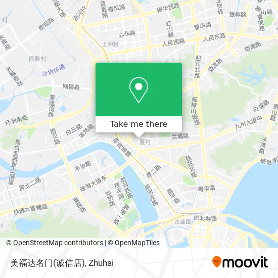 美福达名门(诚信店) map