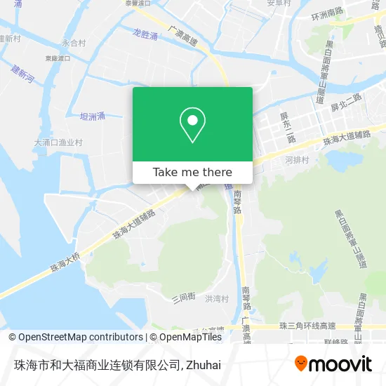 珠海市和大福商业连锁有限公司 map