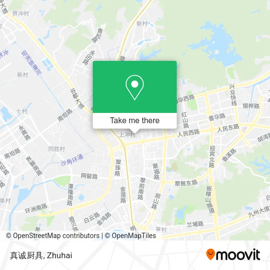真诚厨具 map