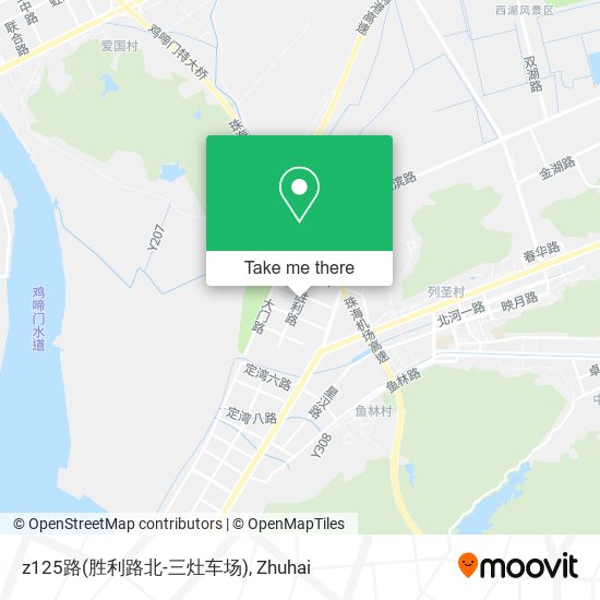 z125路(胜利路北-三灶车场) map