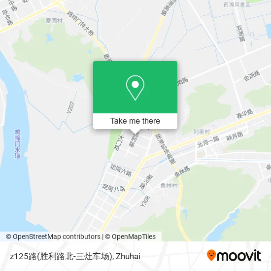 z125路(胜利路北-三灶车场) map