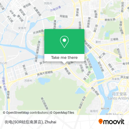 街电(SOR祛痘南屏店) map