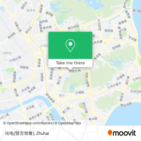 街电(暨言简餐) map