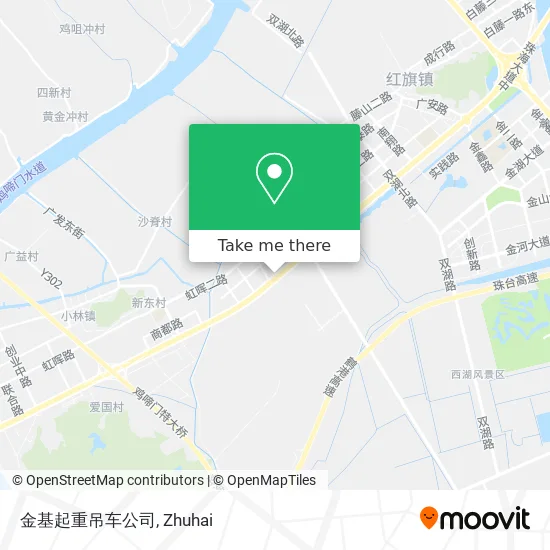 金基起重吊车公司 map