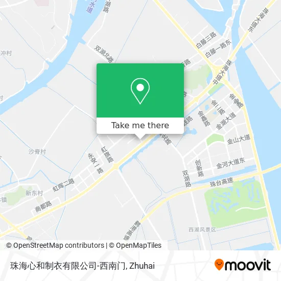 珠海心和制衣有限公司-西南门 map