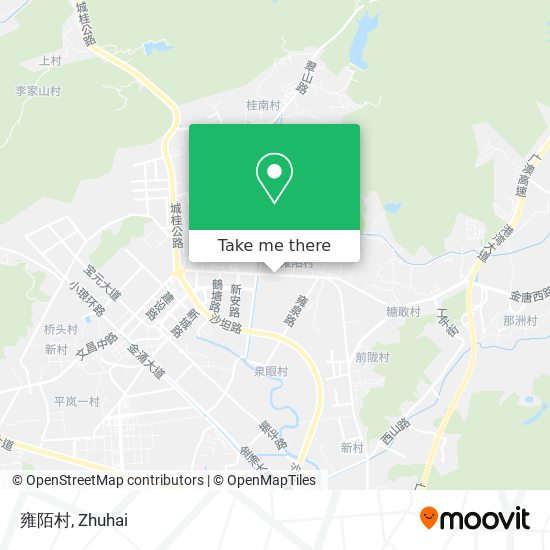 雍陌村 map