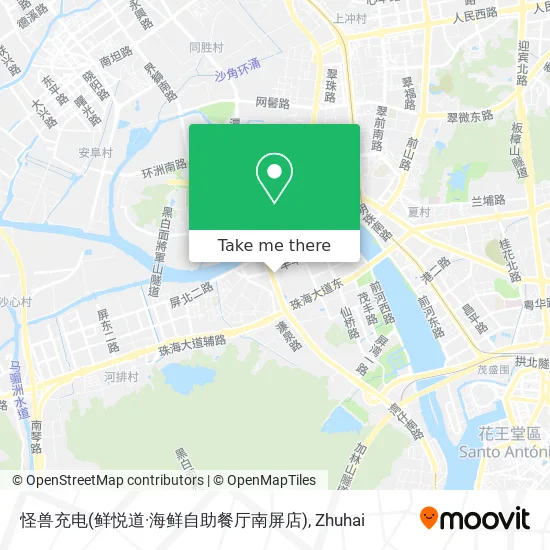 怪兽充电(鲜悦道·海鲜自助餐厅南屏店) map