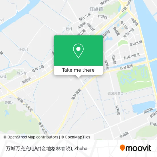 万城万充充电站(金地格林春晓) map