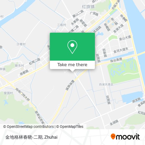 金地格林春晓-二期 map
