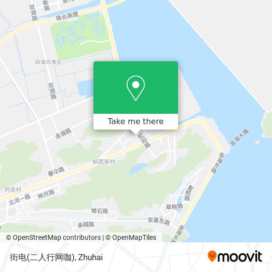 街电(二人行网咖) map