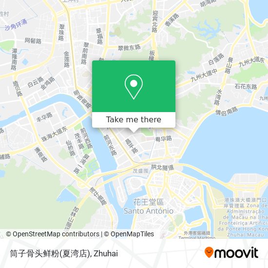 筒子骨头鲜粉(夏湾店) map