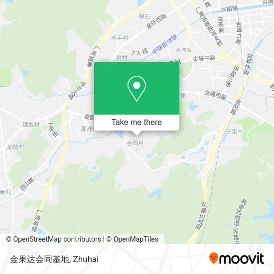 金果达会同基地 map