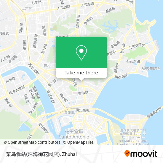 菜鸟驿站(珠海御花园店) map