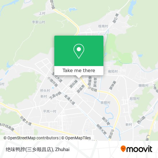 绝味鸭脖(三乡顺昌店) map