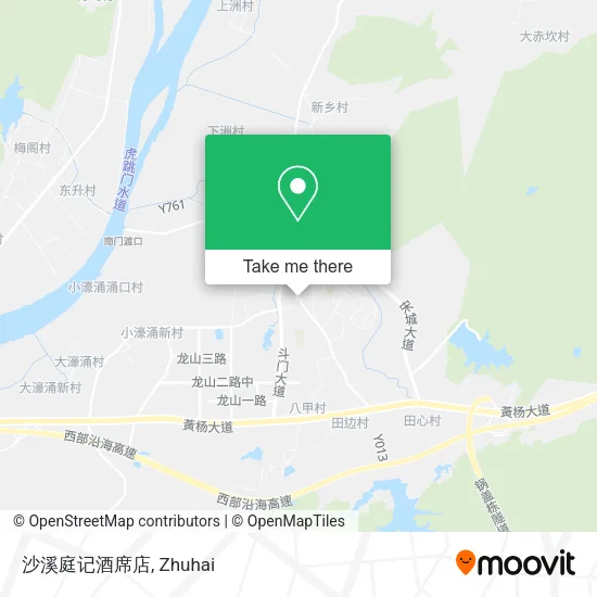 沙溪庭记酒席店 map