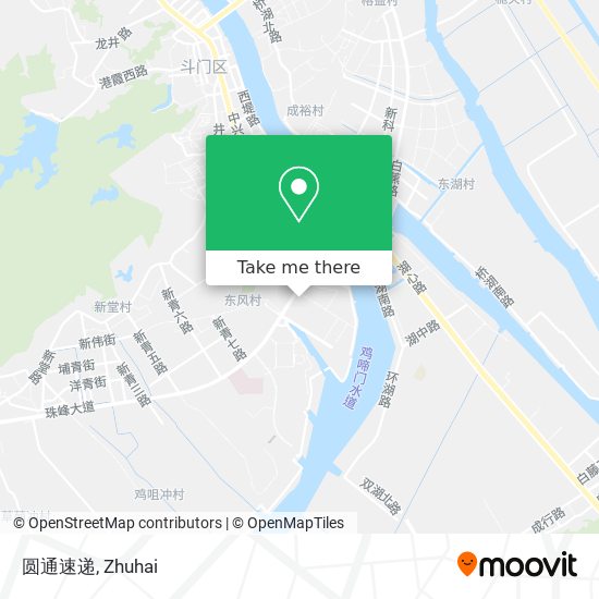 圆通速递 map