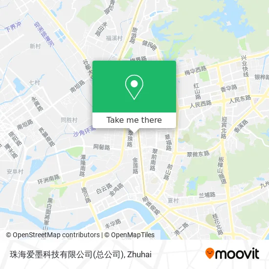 珠海爱墨科技有限公司(总公司) map