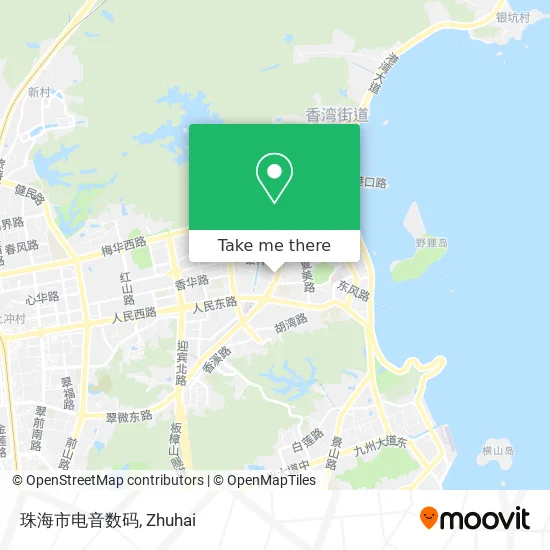 珠海市电音数码 map