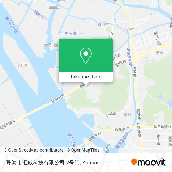 珠海市汇威科技有限公司-2号门 map