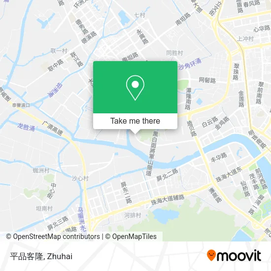 平品客隆 map