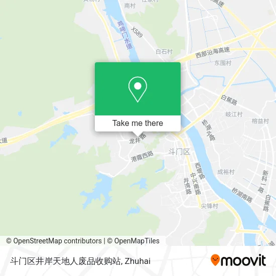 斗门区井岸天地人废品收购站 map