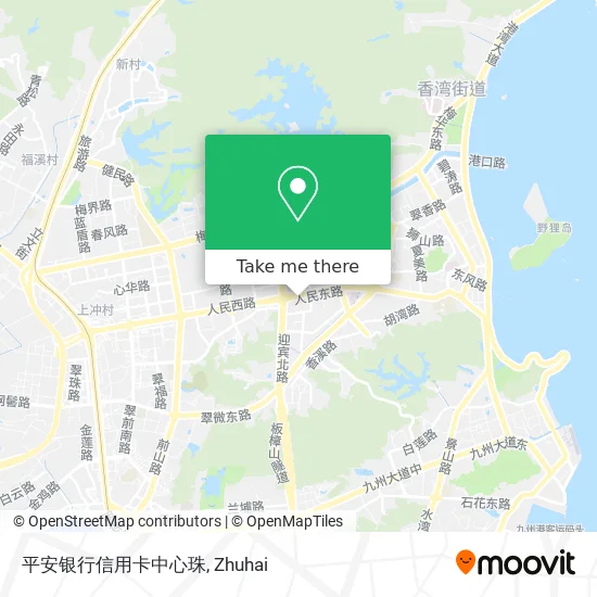 平安银行信用卡中心珠 map