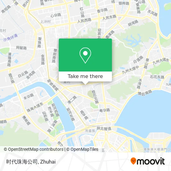 时代珠海公司 map