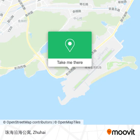 珠海沿海公寓 map
