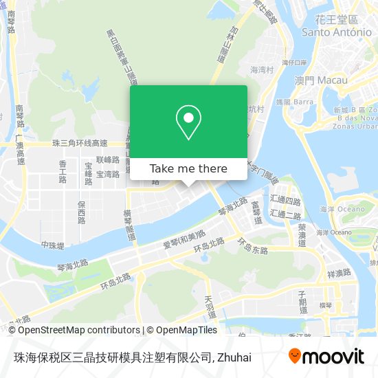 珠海保税区三晶技研模具注塑有限公司 map