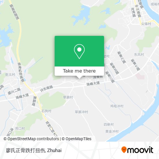 廖氏正骨跌打扭伤 map