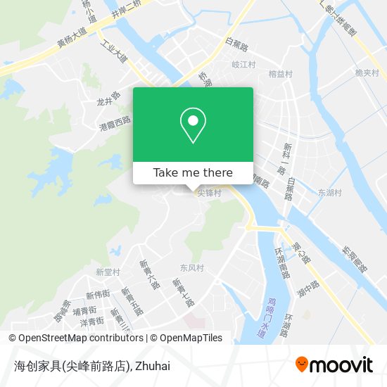海创家具(尖峰前路店) map