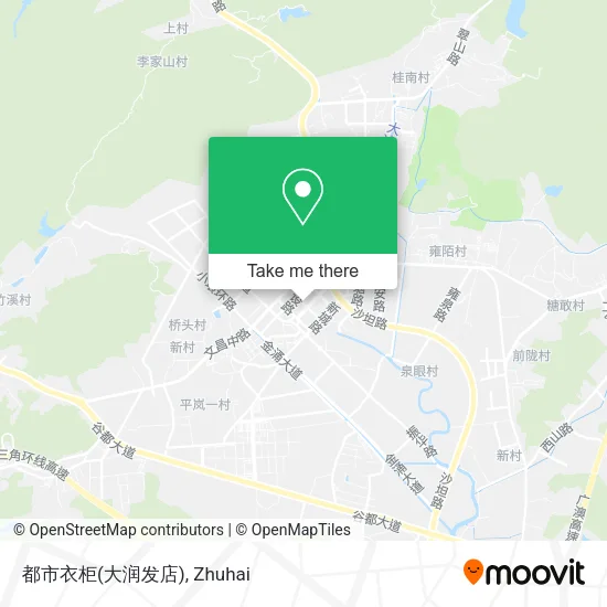 都市衣柜(大润发店) map