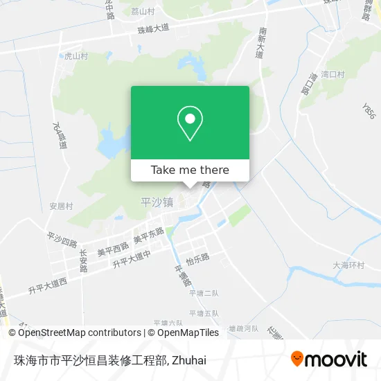 珠海市市平沙恒昌装修工程部 map