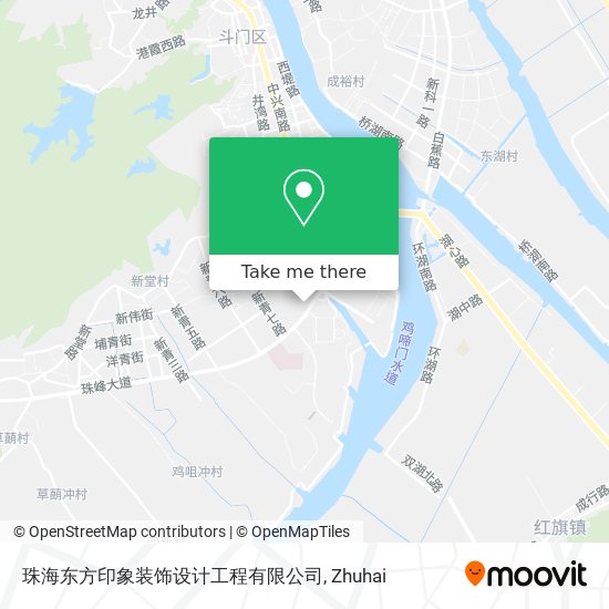 珠海东方印象装饰设计工程有限公司 map