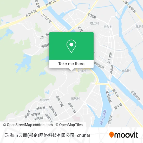 珠海市云商(邦企)网络科技有限公司 map