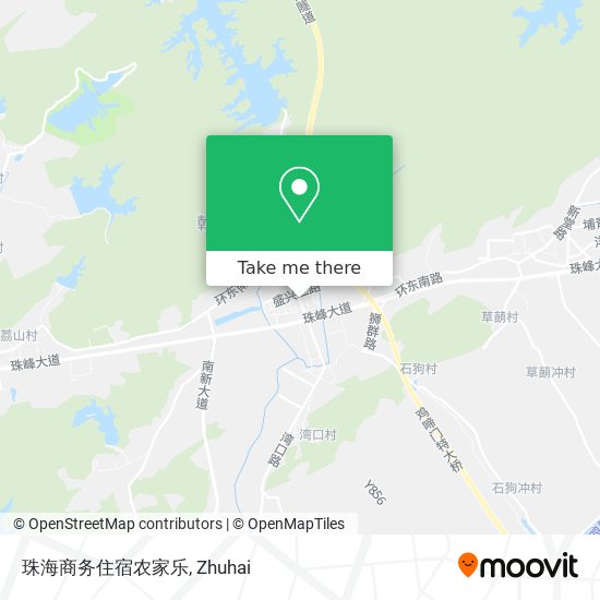 珠海商务住宿农家乐 map