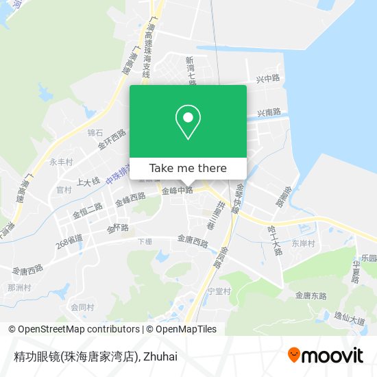 精功眼镜(珠海唐家湾店) map