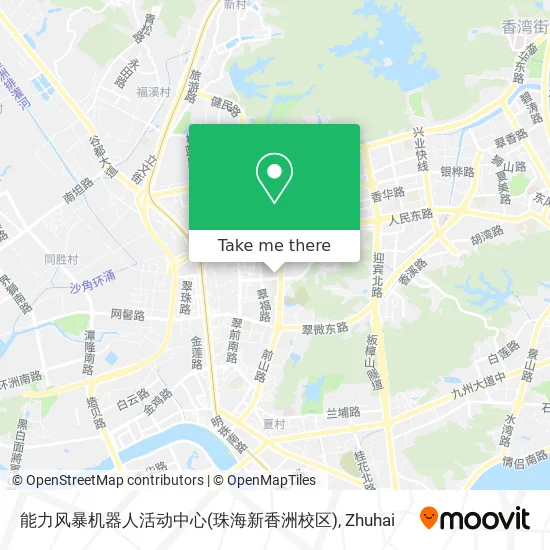能力风暴机器人活动中心(珠海新香洲校区) map